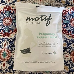 Motif Maternity Pregnancy White Support Band
